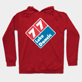 Luka Doncic Dominos Pizza Mashup Hoodie